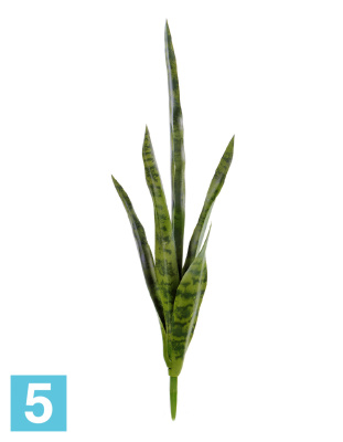 Сансевиерия куст искусственный (2 цвета) 70h натуральный зелёный TREEZ Collection в #REGION_NAME_DECLINE_PP#