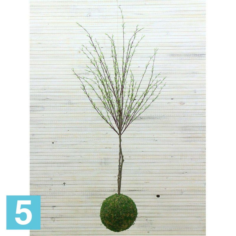 Кокедама искусственная Alseed, d-27 Дерево с распуск. листоч