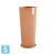 Высокое кашпо Ecopots Amsterdam-H, терракотовое 32-d, 70-h