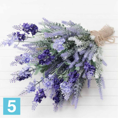 Букет "Лаванда" искусственный Alseed, h-40, d-35, сиреневый