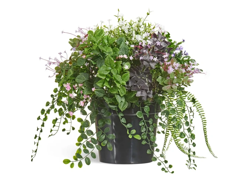 Искусственное цветущее разнотравье куст TREEZ Collection