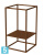 Подставка Artevasi Parthenon, бронзовая 45-l, 45-w, 60-h