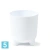 Кашпо Lamela Aria Eco Recycled jumper, белое 14-d, 15-h