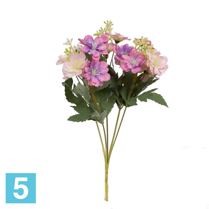 Букет Вишни*5 искусственный Alseed, h-30cм