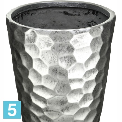 Кашпо IDEALIST Мозаик ваза, серебро 31,5-d, 61-h в #REGION_NAME_DECLINE_PP#
