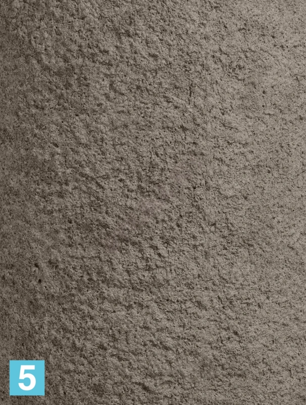 Кашпо TREEZ Effectory Terra Высокая чаша, серый беж 40-d, 62-h
