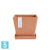 Настольное Кашпо Ecopots Rotterdam, терракотовое 20-l, 20-w, 18-h