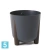 Кашпо Lamela Frida Eco Recycled, антрацит 34-d, 32-h