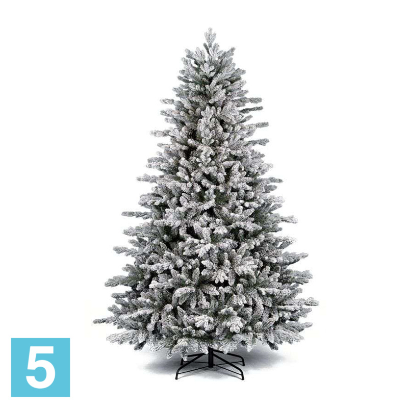 Искусственная елка Royal Christmas заснеженная Nashville, ПВХ + флок, 210-h