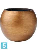 Кашпо Capi nature retro vase ball, золотое d-12 h-10 см в #REGION_NAME_DECLINE_PP#