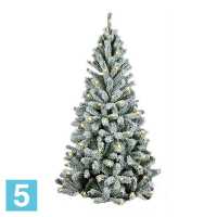 Искусственная елка Royal Christmas заснеженная Tree Promo Warm (лампочек 250 шт), ПВХ + флок, 180-h в Москве