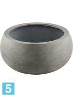 Кашпо Grigio low, шар natural-бетон d-114 h-54 см в #REGION_NAME_DECLINE_PP#