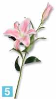 Искусственный цветок для декора Лилия тигровая Sensitive Botanic 90h бело-розовая ( d20см) в #REGION_NAME_DECLINE_PP#