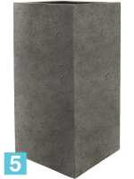 Кашпо Grigio high, куб natural-бетон l-40 w-40 h-100 см в #REGION_NAME_DECLINE_PP#