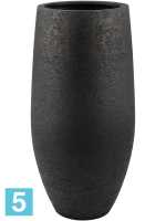 Кашпо Struttura tear vase, темно-коричневое d-41 h-80 см в #REGION_NAME_DECLINE_PP#
