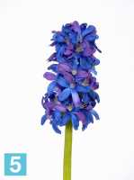 Искусственный цветок для декора Гиацинт 30h темно-голубой в #REGION_NAME_DECLINE_PP#
