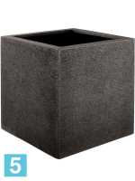 Кашпо Struttura, куб, темно-коричневое l-40 w-40 h-40 см в #REGION_NAME_DECLINE_PP#